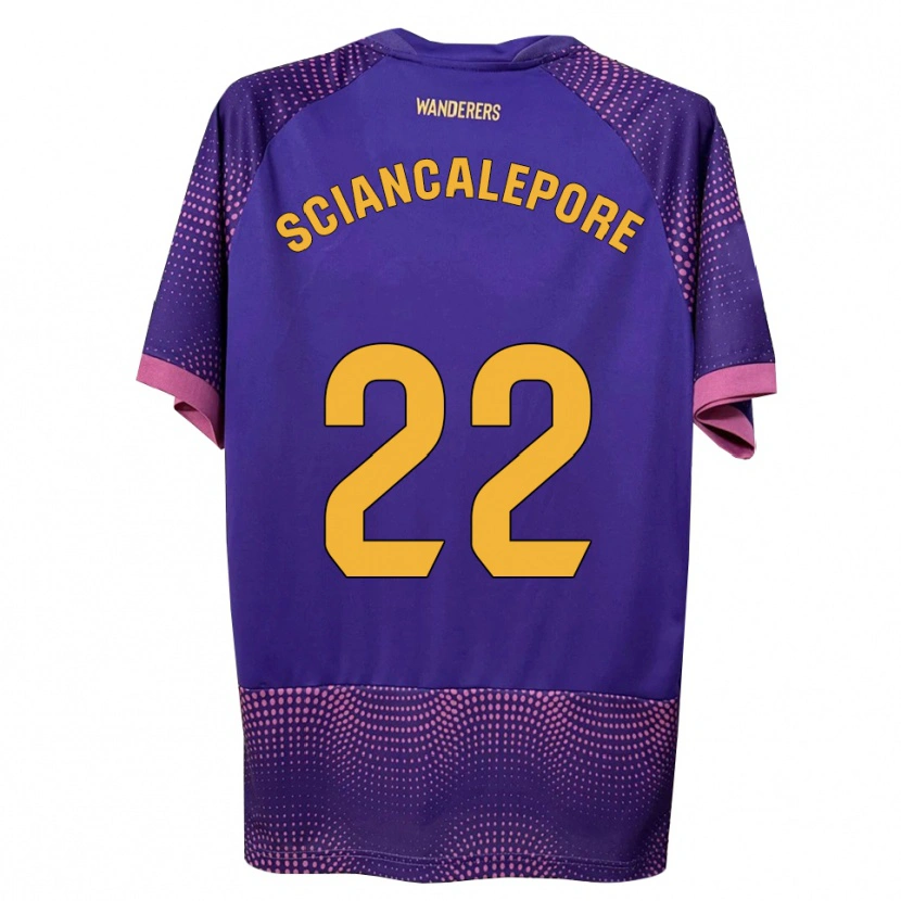 Danxen Damen Mateo Sciancalepore #22 Lila Weiß Rosa Auswärtstrikot Trikot 2026/27 T-Shirt Österreich