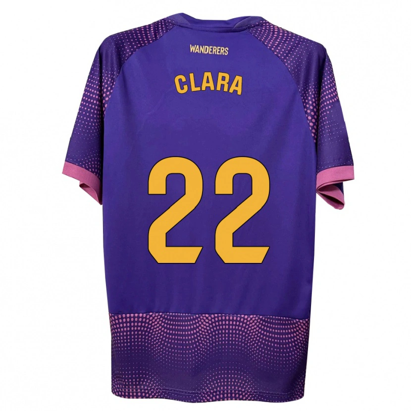 Danxen Damen Clara Ferrer Gallego #22 Lila Weiß Rosa Auswärtstrikot Trikot 2026/27 T-Shirt Österreich