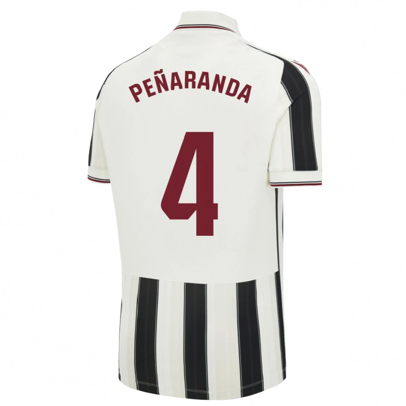 Danxen Damen Carlos Peñaranda #4 Schwarz Weiß Rot Auswärtstrikot Trikot 2026/27 T-Shirt Österreich