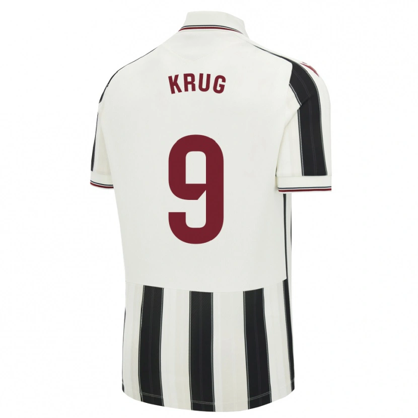 Danxen Damen Frederick Krug #9 Schwarz Weiß Rot Auswärtstrikot Trikot 2026/27 T-Shirt Österreich