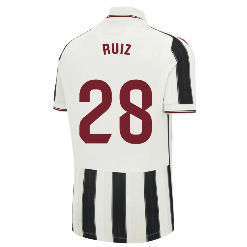 Danxen Damen Joan Ruiz #28 Schwarz Weiß Rot Auswärtstrikot Trikot 2026/27 T-Shirt Österreich