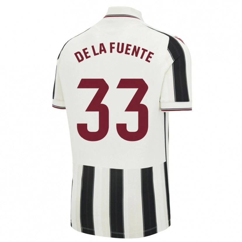 Danxen Damen Alba De La Fuente #33 Schwarz Weiß Rot Auswärtstrikot Trikot 2026/27 T-Shirt Österreich
