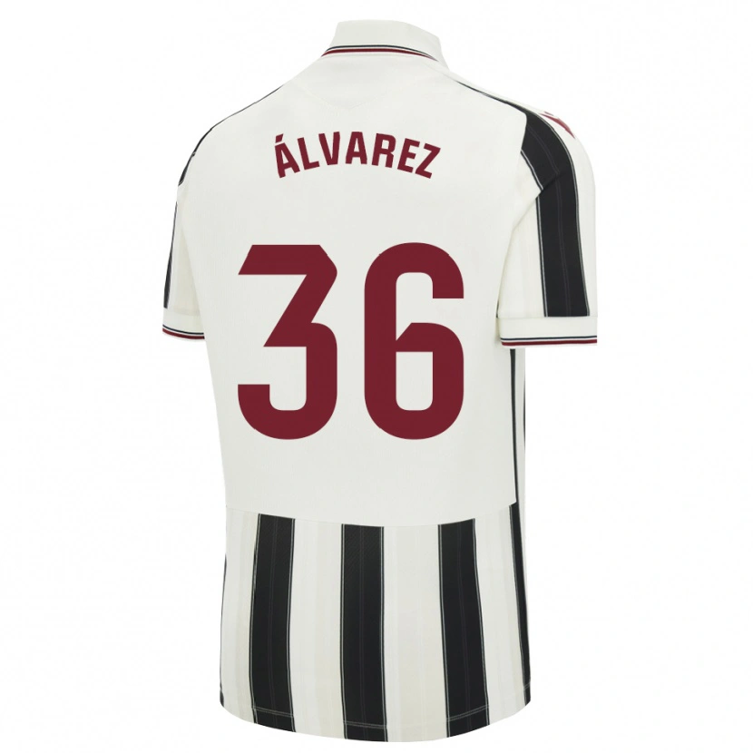 Danxen Damen Anna Álvarez #36 Schwarz Weiß Rot Auswärtstrikot Trikot 2026/27 T-Shirt Österreich
