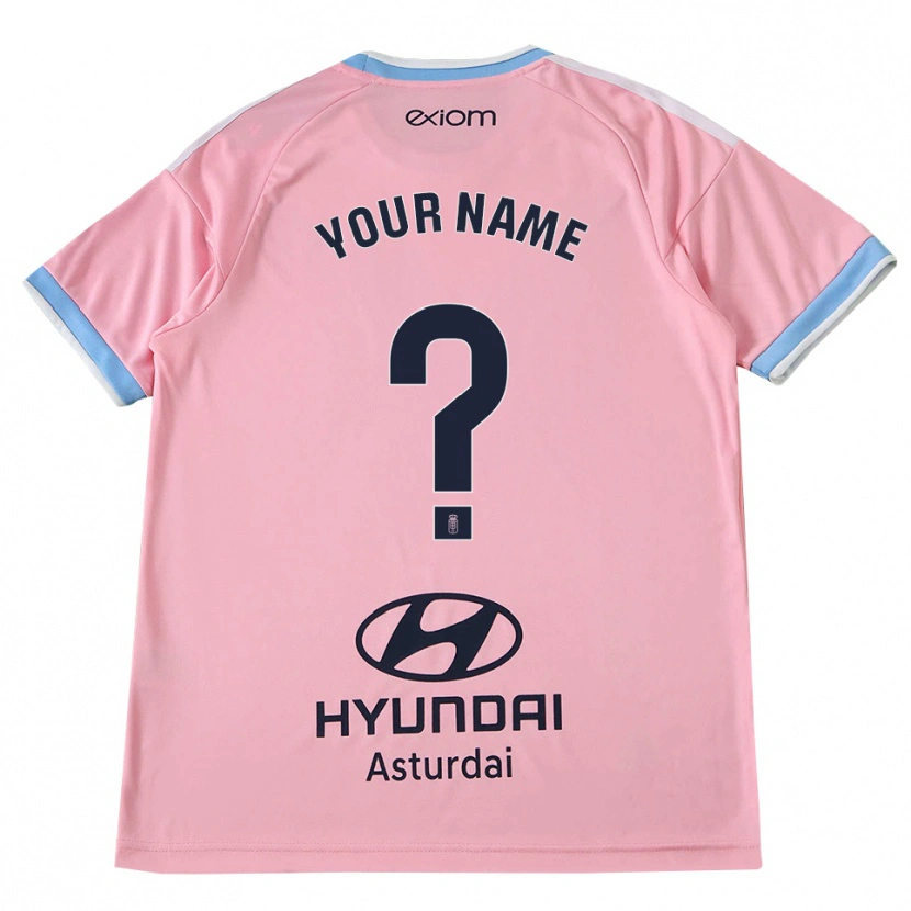 Danxen Damen Ihren Namen #0 Kornblumenblau Rosa Auswärtstrikot Trikot 2026/27 T-Shirt Österreich