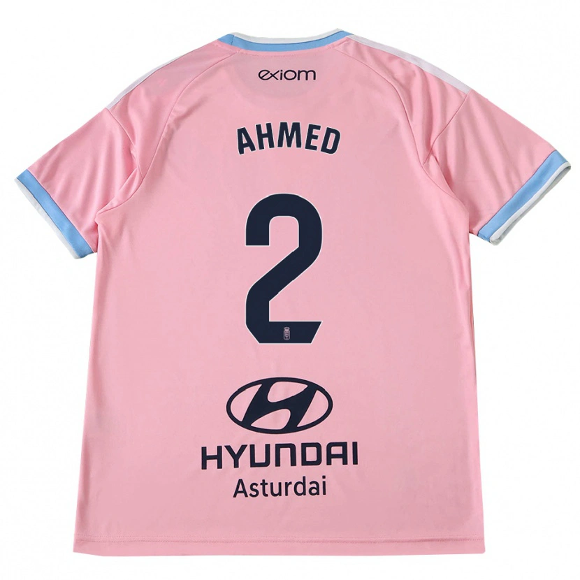 Danxen Damen Aisar Ahmed #2 Kornblumenblau Rosa Auswärtstrikot Trikot 2026/27 T-Shirt Österreich
