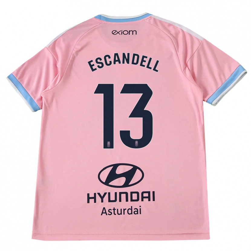 Danxen Damen Aarón Escandell #13 Kornblumenblau Rosa Auswärtstrikot Trikot 2026/27 T-Shirt Österreich