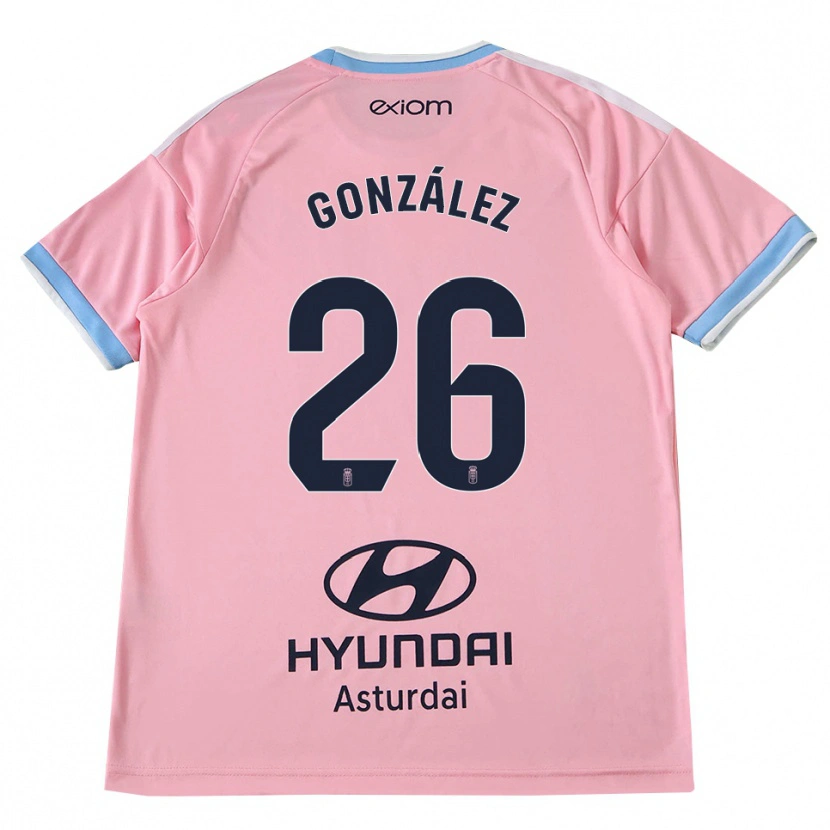Danxen Damen Miguel González #26 Kornblumenblau Rosa Auswärtstrikot Trikot 2026/27 T-Shirt Österreich