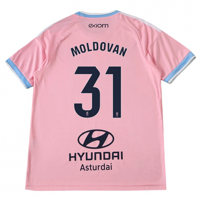 Danxen Damen Horațiu Moldovan #31 Kornblumenblau Rosa Auswärtstrikot Trikot 2026/27 T-Shirt Österreich
