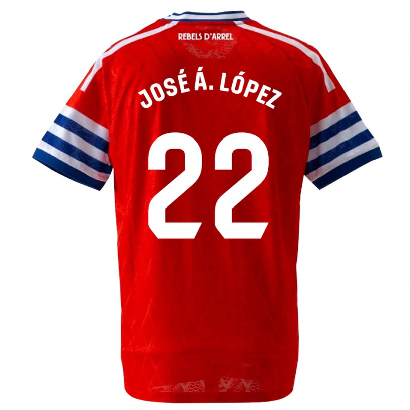 Danxen Damen José Ángel López #22 Königsblau Rot Auswärtstrikot Trikot 2026/27 T-Shirt Österreich