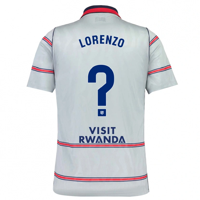 Danxen Damen Óscar Lorenzo #0 Grau Rot Marineblau Ausweichtrikot Trikot 2026/27 T-Shirt Österreich
