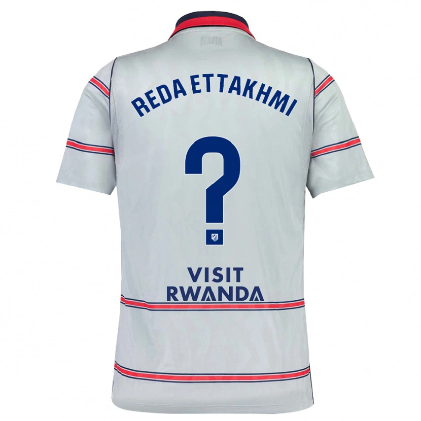 Danxen Damen Mohamed Reda Ettakhmi #0 Grau Rot Marineblau Ausweichtrikot Trikot 2026/27 T-Shirt Österreich