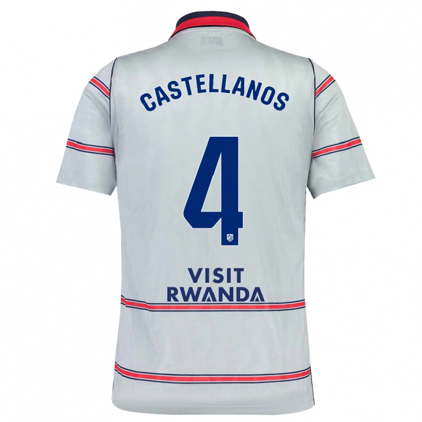 Danxen Damen Iván Castellanos #4 Grau Rot Marineblau Ausweichtrikot Trikot 2026/27 T-Shirt Österreich