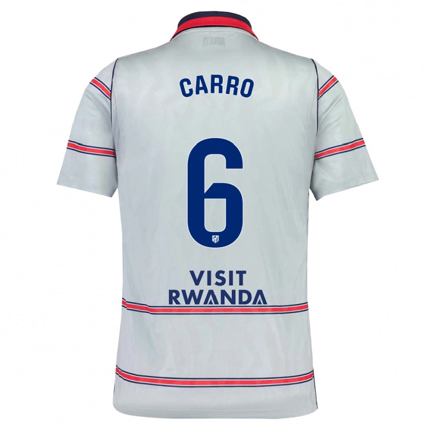 Danxen Damen Mikel Carro #6 Grau Rot Marineblau Ausweichtrikot Trikot 2026/27 T-Shirt Österreich