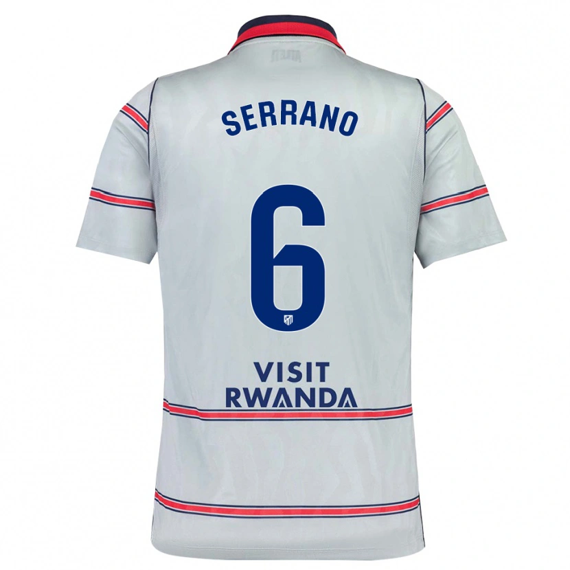 Danxen Damen Javi Serrano #6 Grau Rot Marineblau Ausweichtrikot Trikot 2026/27 T-Shirt Österreich