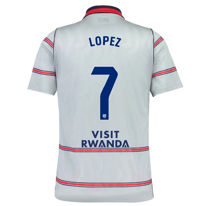 Danxen Damen Maitane Lopez #7 Grau Rot Marineblau Ausweichtrikot Trikot 2026/27 T-Shirt Österreich