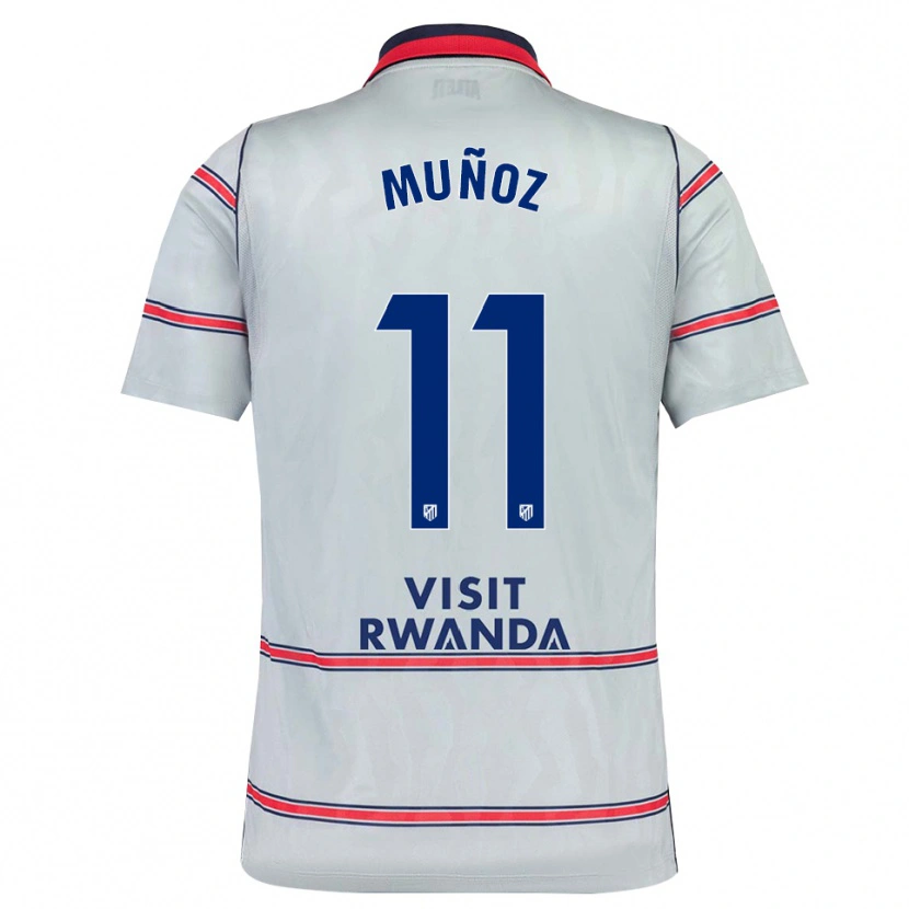 Danxen Damen Dani Muñoz #11 Grau Rot Marineblau Ausweichtrikot Trikot 2026/27 T-Shirt Österreich
