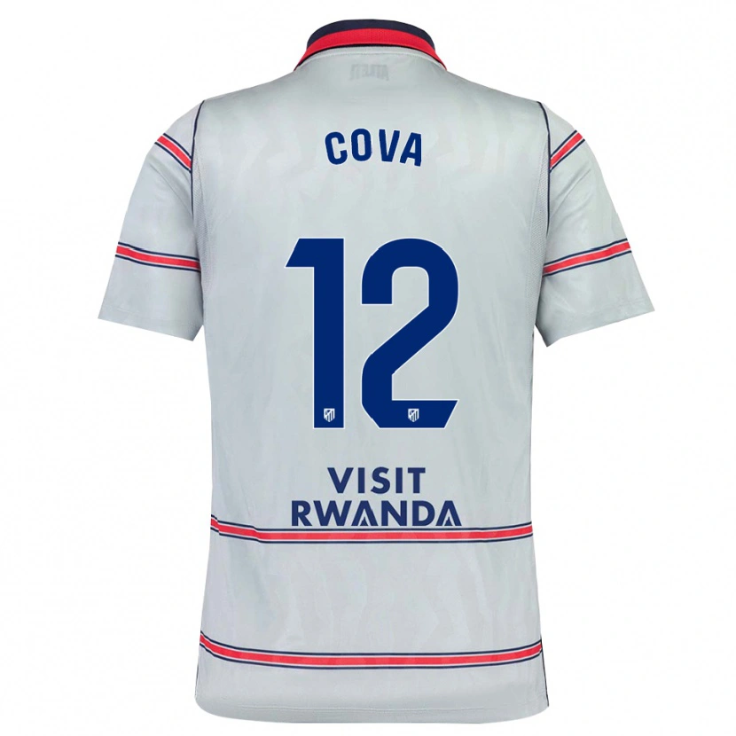 Danxen Damen Adrian Cova #12 Grau Rot Marineblau Ausweichtrikot Trikot 2026/27 T-Shirt Österreich