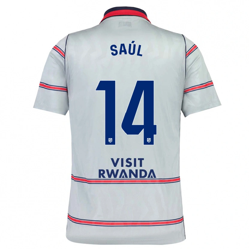Danxen Damen Saúl Fernández #14 Grau Rot Marineblau Ausweichtrikot Trikot 2026/27 T-Shirt Österreich