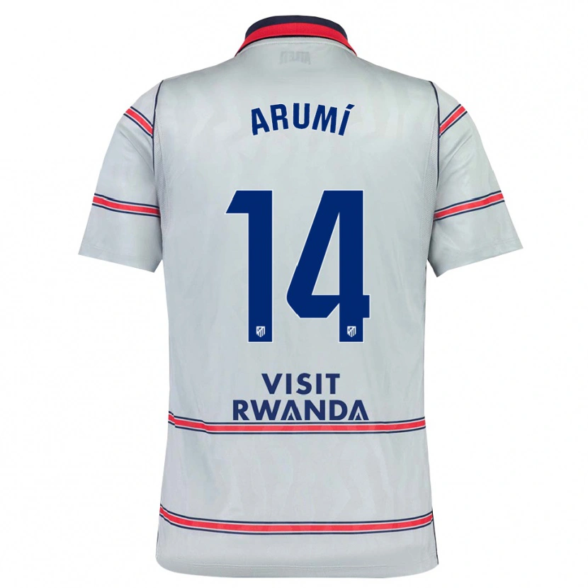 Danxen Damen Joel Arumí #14 Grau Rot Marineblau Ausweichtrikot Trikot 2026/27 T-Shirt Österreich