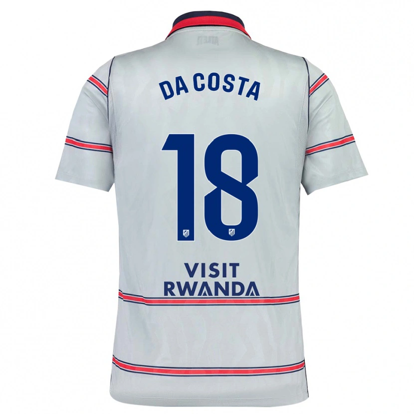 Danxen Damen Mario Da Costa #18 Grau Rot Marineblau Ausweichtrikot Trikot 2026/27 T-Shirt Österreich