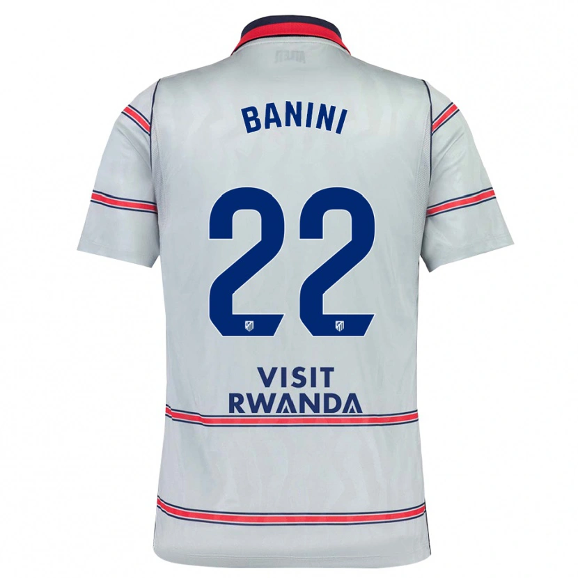 Danxen Damen Estefania Banini #22 Grau Rot Marineblau Ausweichtrikot Trikot 2026/27 T-Shirt Österreich
