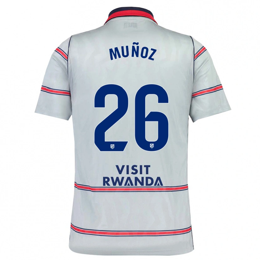 Danxen Damen Izan Muñoz #26 Grau Rot Marineblau Ausweichtrikot Trikot 2026/27 T-Shirt Österreich