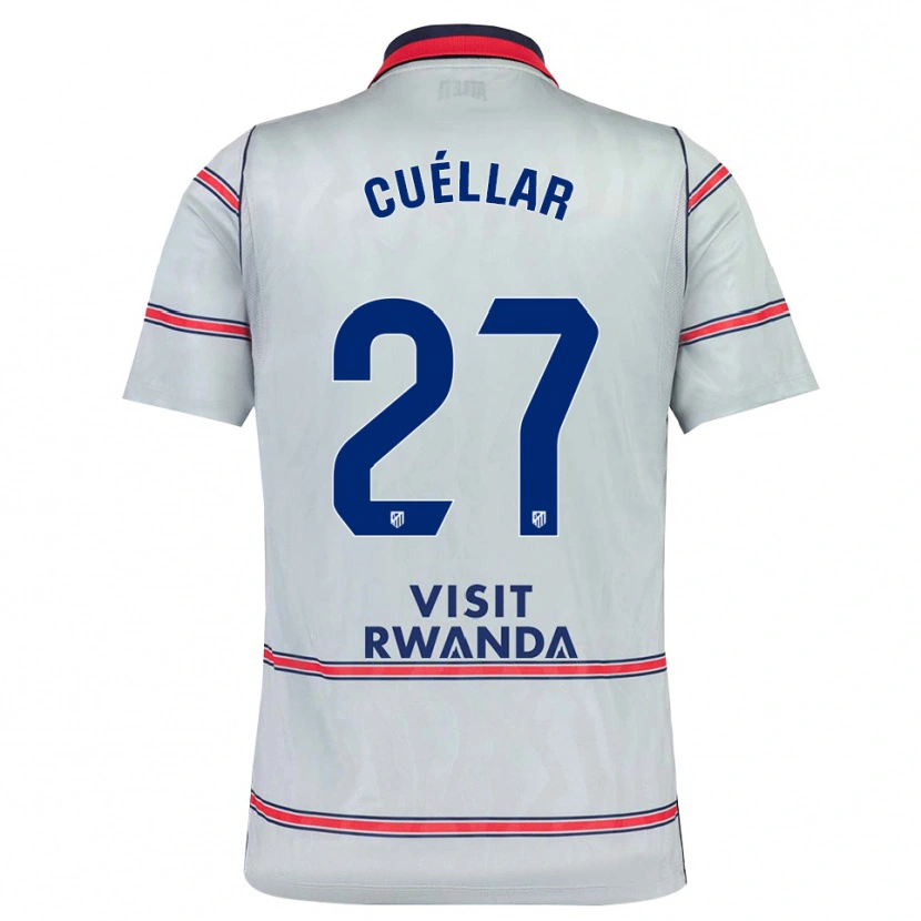 Danxen Damen Martín Cuéllar #27 Grau Rot Marineblau Ausweichtrikot Trikot 2026/27 T-Shirt Österreich