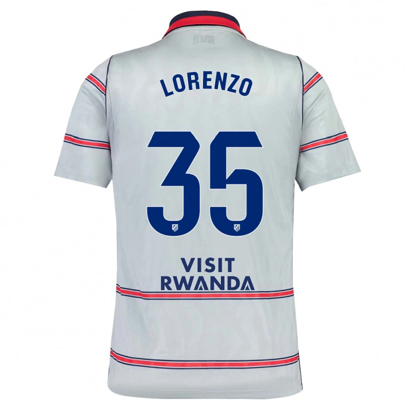 Danxen Damen Diego Lorenzo #35 Grau Rot Marineblau Ausweichtrikot Trikot 2026/27 T-Shirt Österreich