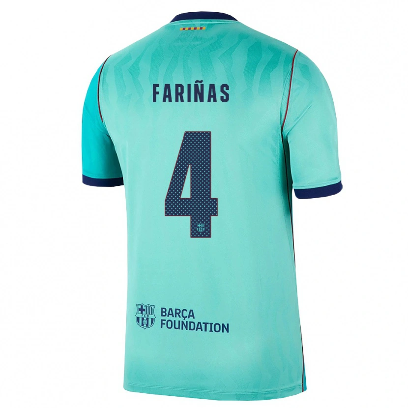 Danxen Damen Brian Fariñas #4 Aqua Dunkeltürkis Königsblau Ausweichtrikot Trikot 2026/27 T-Shirt Österreich