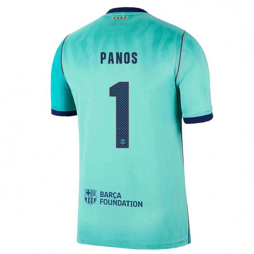 Danxen Damen Sandra Panos #1 Aqua Dunkeltürkis Königsblau Ausweichtrikot Trikot 2026/27 T-Shirt Österreich