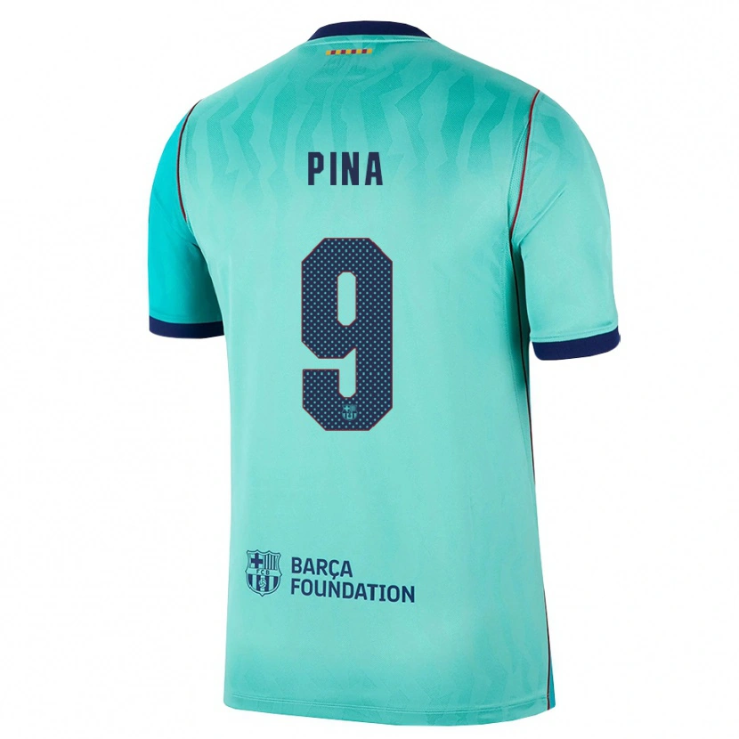 Danxen Damen Claudia Pina #9 Aqua Dunkeltürkis Königsblau Ausweichtrikot Trikot 2026/27 T-Shirt Österreich