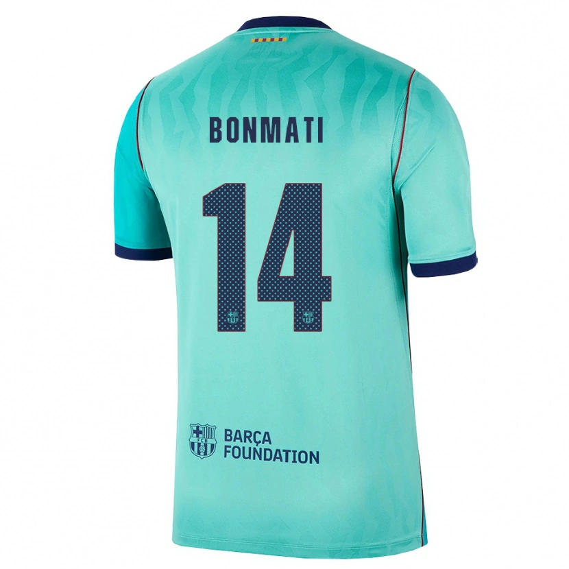 Danxen Damen Aitana Bonmati #14 Aqua Dunkeltürkis Königsblau Ausweichtrikot Trikot 2026/27 T-Shirt Österreich