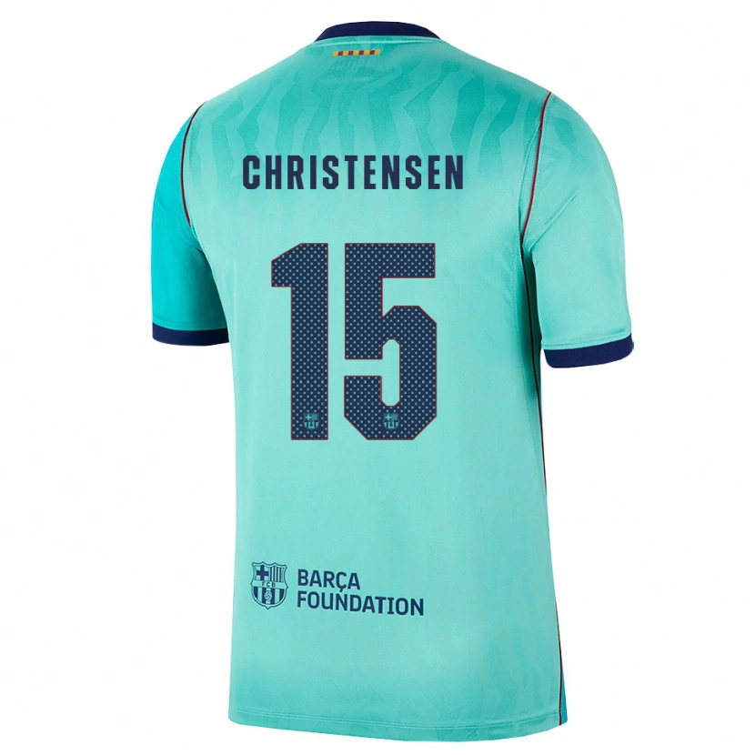 Danxen Damen Andreas Christensen #15 Aqua Dunkeltürkis Königsblau Ausweichtrikot Trikot 2026/27 T-Shirt Österreich