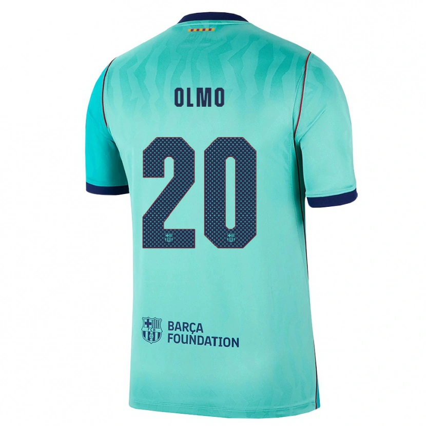 Danxen Damen Dani Olmo #20 Aqua Dunkeltürkis Königsblau Ausweichtrikot Trikot 2026/27 T-Shirt Österreich