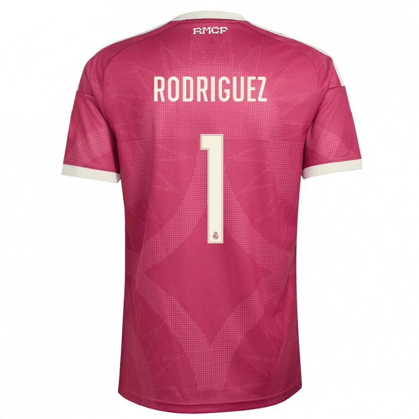 Danxen Damen Misa Rodriguez #1 Blassviolett Rot Weiß Ausweichtrikot Trikot 2026/27 T-Shirt Österreich