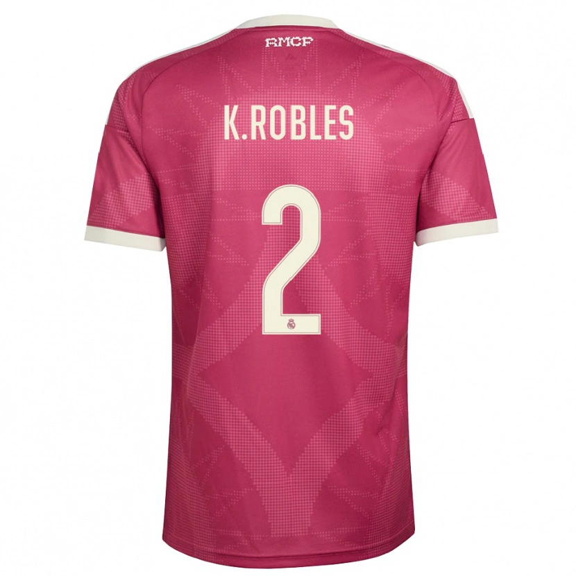 Danxen Damen Kenti Robles #2 Blassviolett Rot Weiß Ausweichtrikot Trikot 2026/27 T-Shirt Österreich