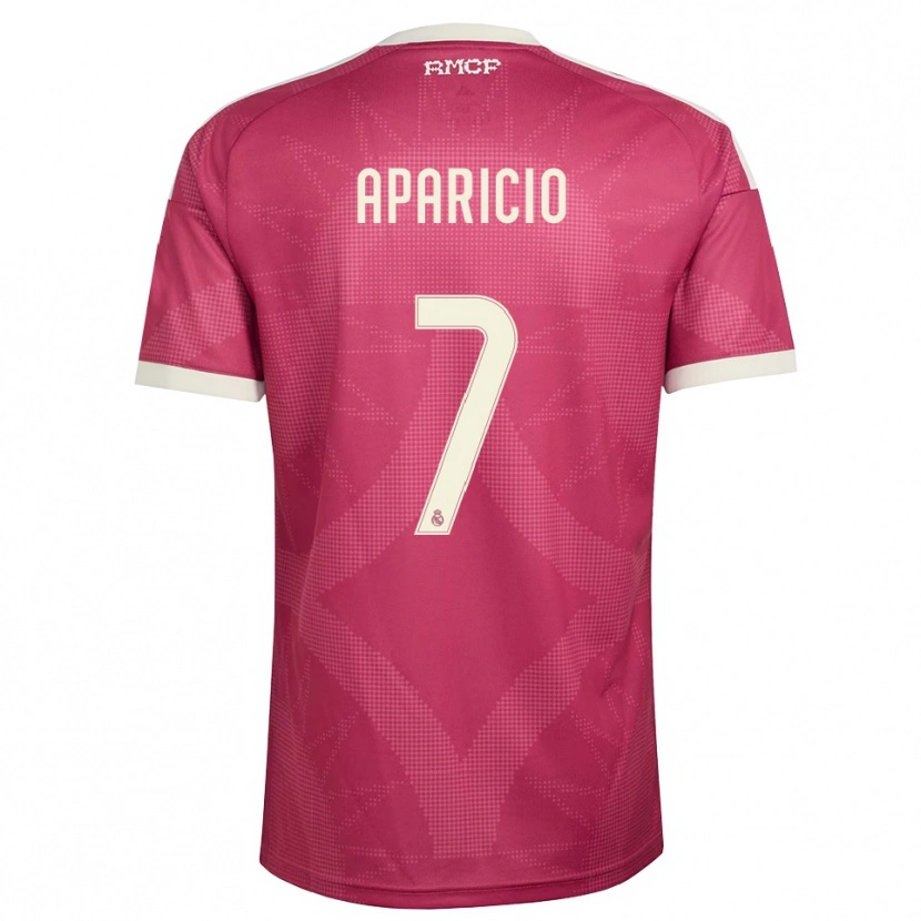 Danxen Damen Esteban Aparicio #7 Blassviolett Rot Weiß Ausweichtrikot Trikot 2026/27 T-Shirt Österreich