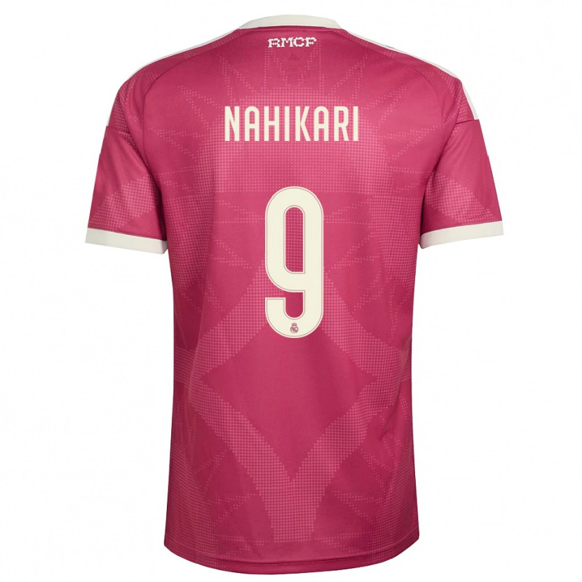 Danxen Damen Nahikari Garcia #9 Blassviolett Rot Weiß Ausweichtrikot Trikot 2026/27 T-Shirt Österreich