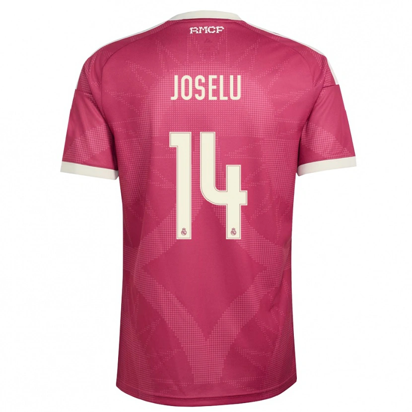 Danxen Damen Joselu #14 Blassviolett Rot Weiß Ausweichtrikot Trikot 2026/27 T-Shirt Österreich