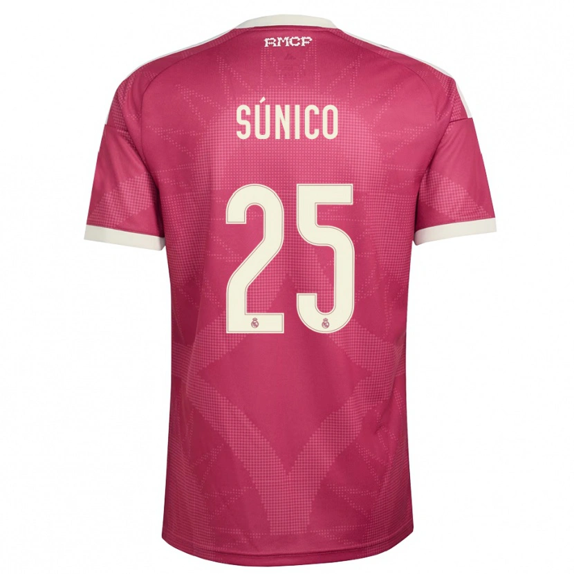 Danxen Damen Guille Súnico #25 Blassviolett Rot Weiß Ausweichtrikot Trikot 2026/27 T-Shirt Österreich