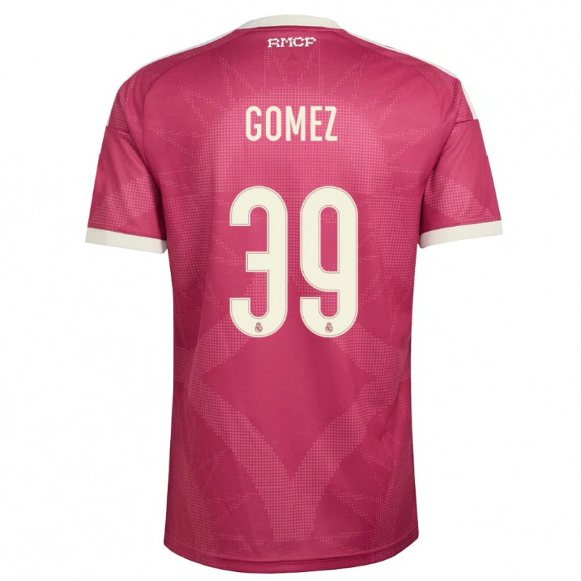 Danxen Damen Eric Gomez #39 Blassviolett Rot Weiß Ausweichtrikot Trikot 2026/27 T-Shirt Österreich