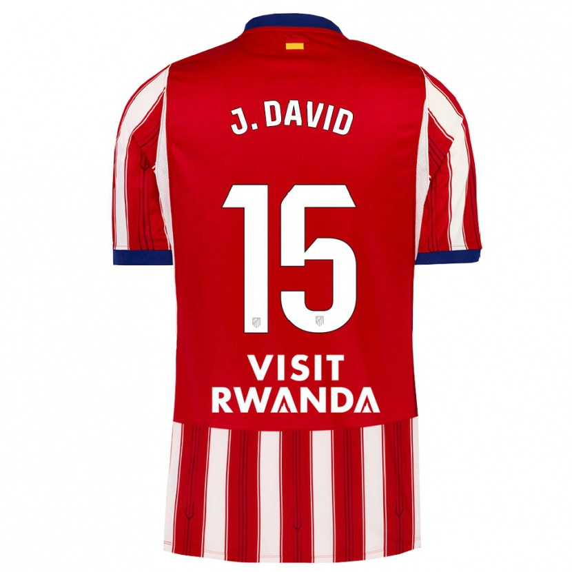 Danxen Damen Jonathan David #15 Königsblau Rot Weiß Heimtrikot Trikot 2026/27 T-Shirt Österreich