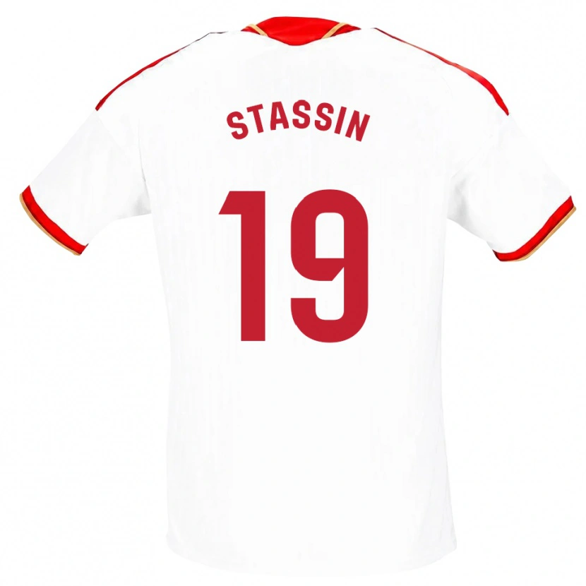 Danxen Damen Lucas Stassin #19 Weiß Rot Heimtrikot Trikot 2026/27 T-Shirt Österreich