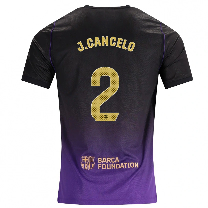 Danxen Damen João Cancelo #2 Lila Gelb Schwarz Auswärtstrikot Trikot 2026/27 T-Shirt Österreich