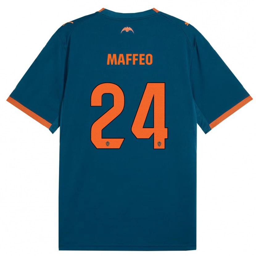 Danxen Damen Pablo Maffeo #24 Stahlblau Orange Auswärtstrikot Trikot 2026/27 T-Shirt Österreich