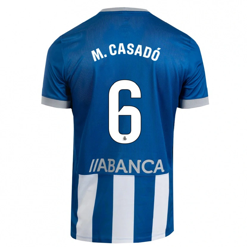Danxen Kinder Marc Casadó #6 Blau Grau Weiß Heimtrikot Trikot 2026/27 T-Shirt Österreich