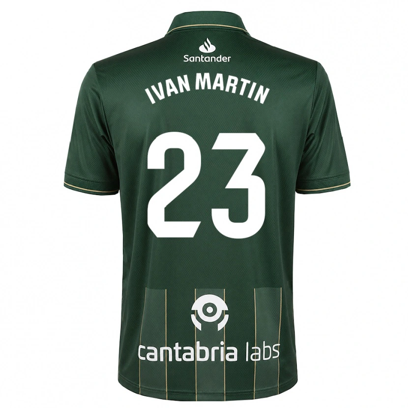 Danxen Kinder Iván Martín #23 Dunkelgrauweiß Auswärtstrikot Trikot 2026/27 T-Shirt Österreich