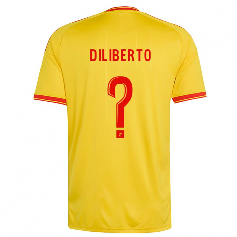 Danxen Kinder Noah Diliberto #0 Gold Orange Rot Heimtrikot Trikot 2026/27 T-Shirt Österreich