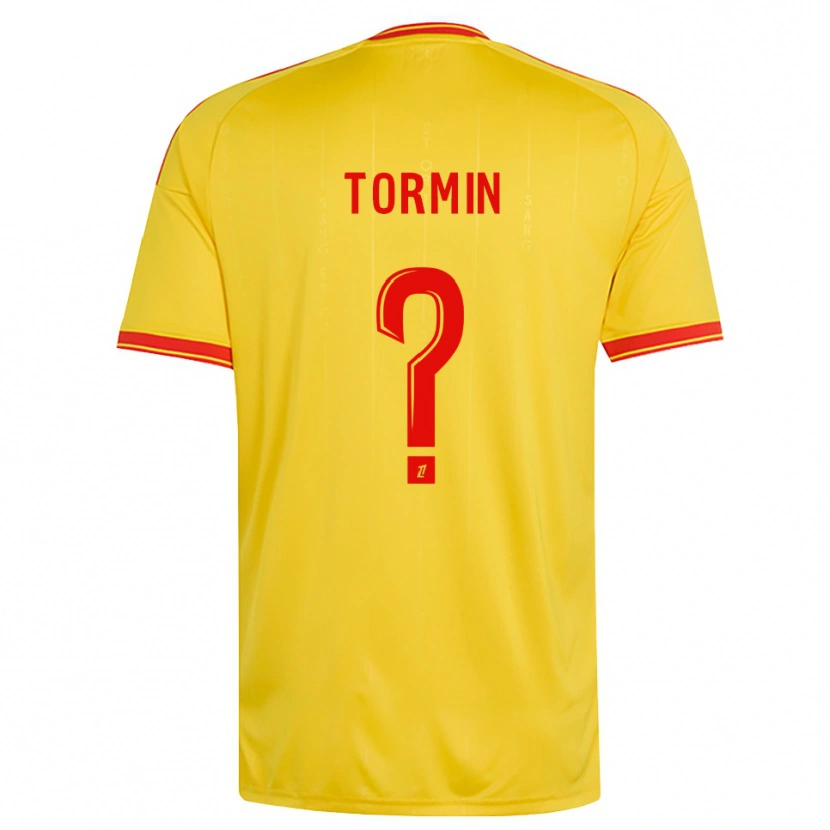 Danxen Kinder Sean Tormin #0 Gold Orange Rot Heimtrikot Trikot 2026/27 T-Shirt Österreich