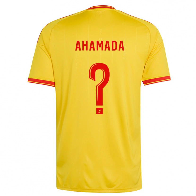 Danxen Kinder Nelson Ahamada #0 Gold Orange Rot Heimtrikot Trikot 2026/27 T-Shirt Österreich